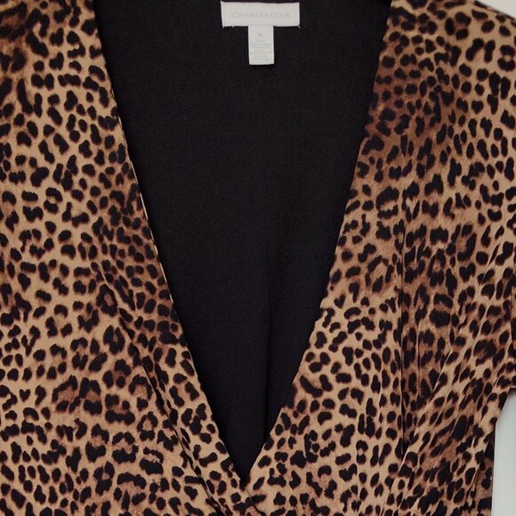 Charter Club Animal Print Dress - Picture 4 of 7